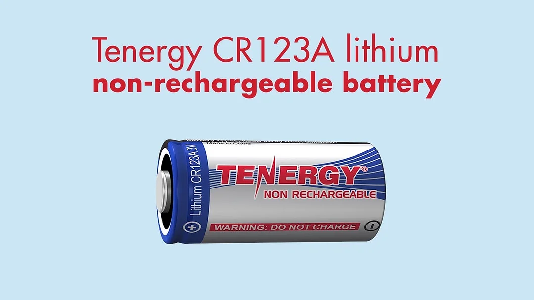 Tenergy CR123A Lithium Battery
