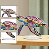 (US Only)2D Flat Sea Turtle Print DIY Desktop Diamond Art Kits Bedroom Table Decoration