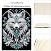 DIY Fox Special Shaped Diamond Painting Notebook