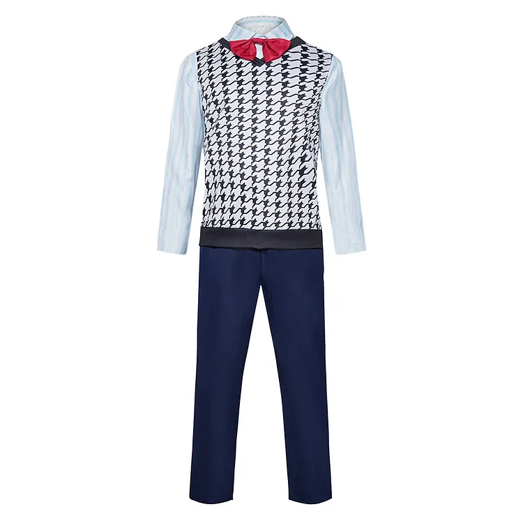 ﻿Inside Out 2 (2024) Fear White Shirt Outfits Cosplay Costume Halloween Carnival Suit
