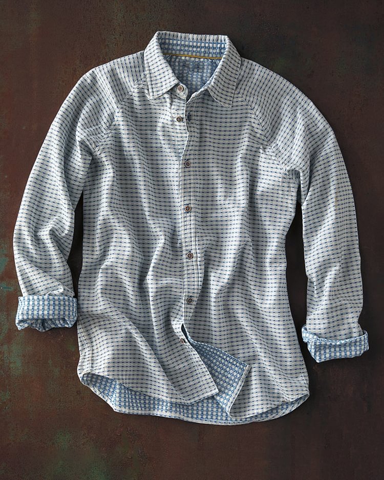 Casual all-match check shirt