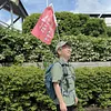 Ultralight backpack clamp hiking umbrella clamp travel outdoor free hands free umbrella artifact lightweight fastener 