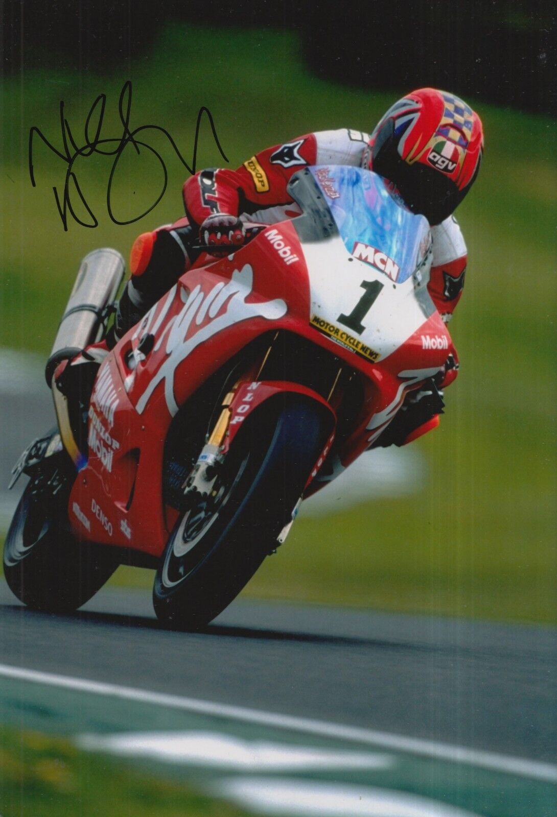 Niall Mackenzie Hand Signed 12x8 Photo Poster painting Superbikes 3.