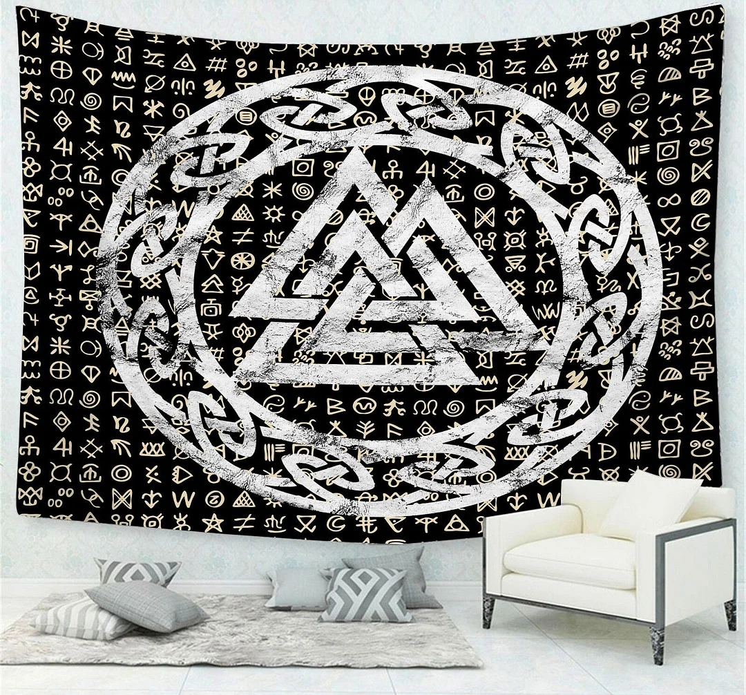 Psychedelic Tapestry For Bedroom Decor 3D Printed Feather Wall Hanging Cloth Tapestry Ancient Religious Totem Travel Camping Mat