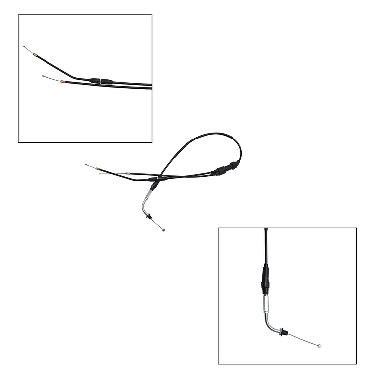 Silscvtt Throttle Cable Assembly Replacement for Yamaha Pee Wee 50 PW50 Y-Zinger 1981-2009 Dirt Bike