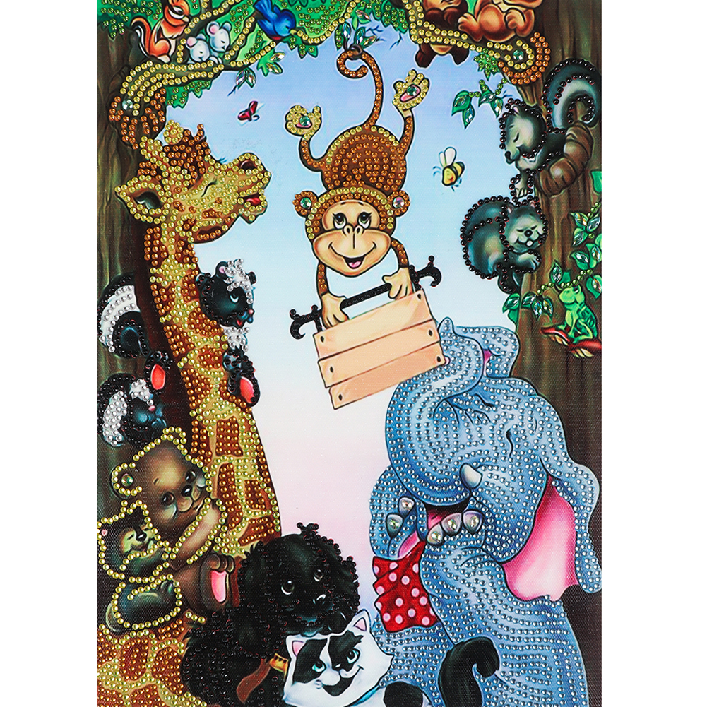 

Zoo - Special Shaped Diamond Painting - 30*40CM, 501 Original