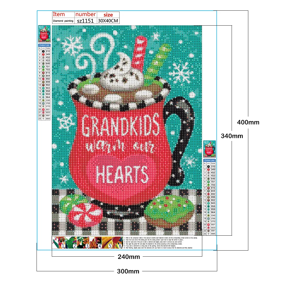 Diamond Painting - Full Round Drill - Dessert(30*40cm)