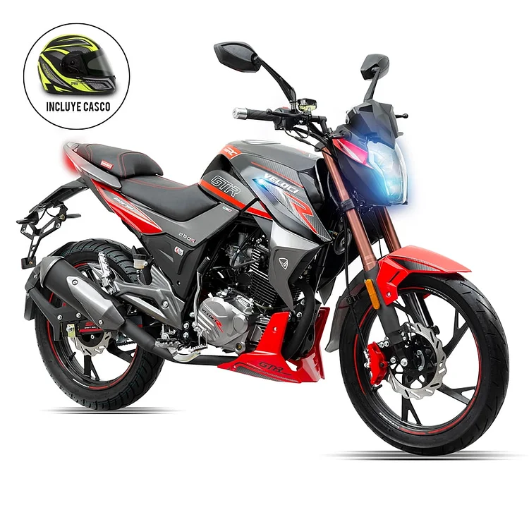 Motocicleta Veloci Dmenthor GTR 250cc 2024 Rojo Veloci Dmenthor GTR 250cc 2024