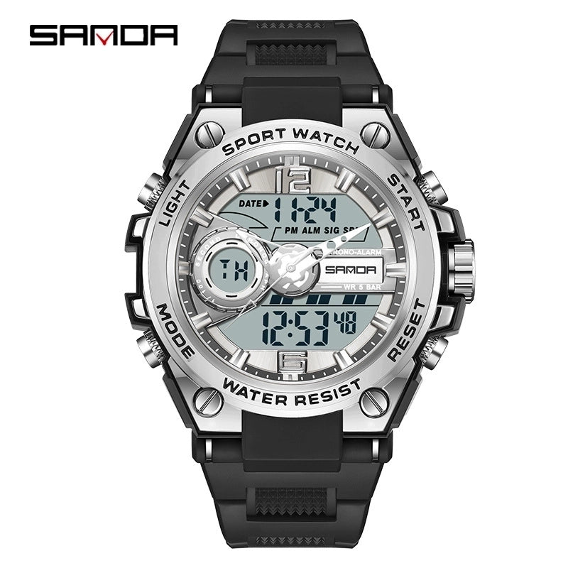 Modern Style Solid Color Electronic Men’s Watches