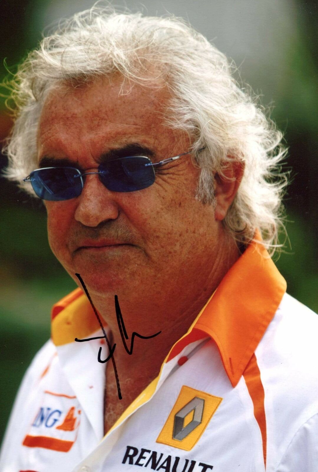 Flavio Briatore F1 MANAGER autograph, In-Person signed Photo Poster painting