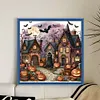 Halloween Ghost House-11CT Stamped Cross Stitch 40*40cm/15.75*15.75in tapestrymarket