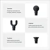 Xiaomi Dual Handle Smart Pressure Massage Gun Deep Tissue Percussion Massager
