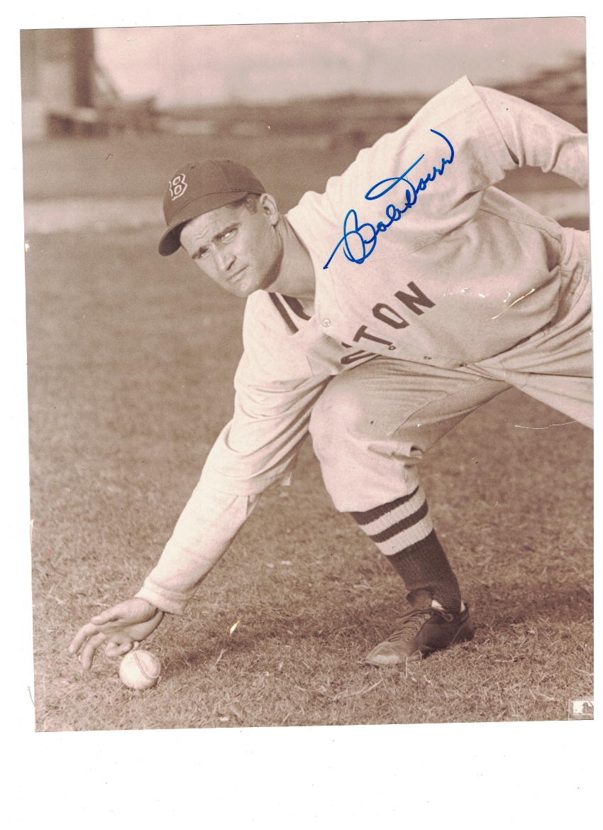 Bobby Doerr Boston Red Sox Signed 8x10 Photo Poster painting W/Our COA READ