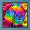 Diamond Painting -DIY Round Drill Colorful Leaves(40x40cm)