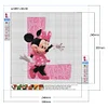 Diamond Painting -DIY Round Drill Minnie Letter L