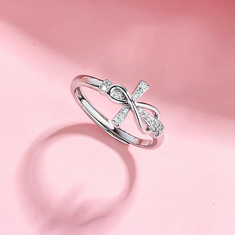 God's Promises Are Forever Infinity Cross Ring