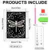 Mini kit de peinture en perles maison en forme de libellules pour d&eacute;coration murale 30x40cm sans cadre