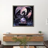 Dragon And Crystal Ball-Full Embroidery 3 Strands 11CT Stamped Cross Stitch-40*40CM