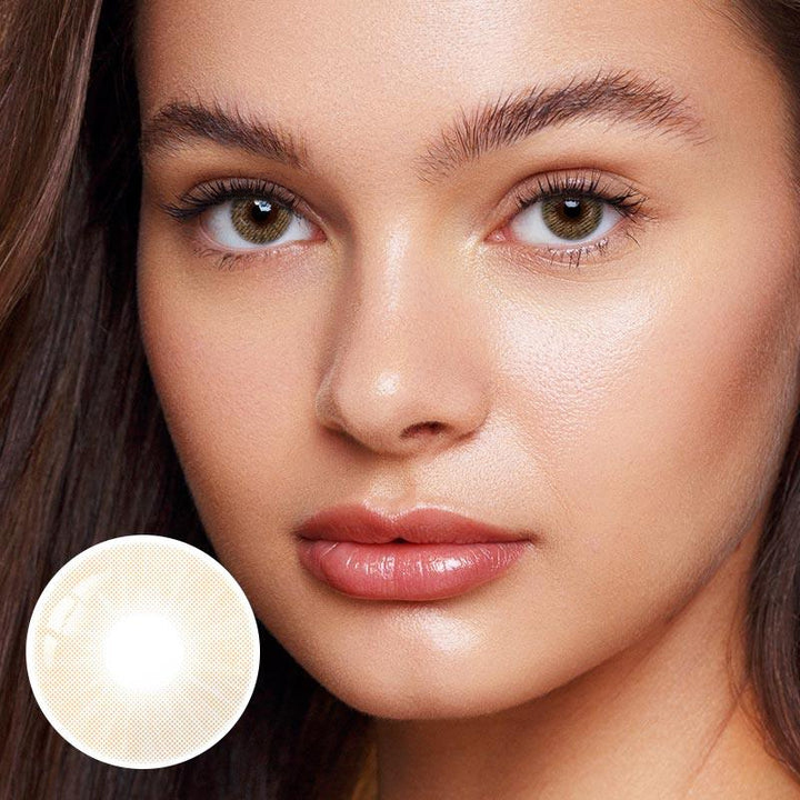 Hidrocor OCHRE BROWN Colored Contacts