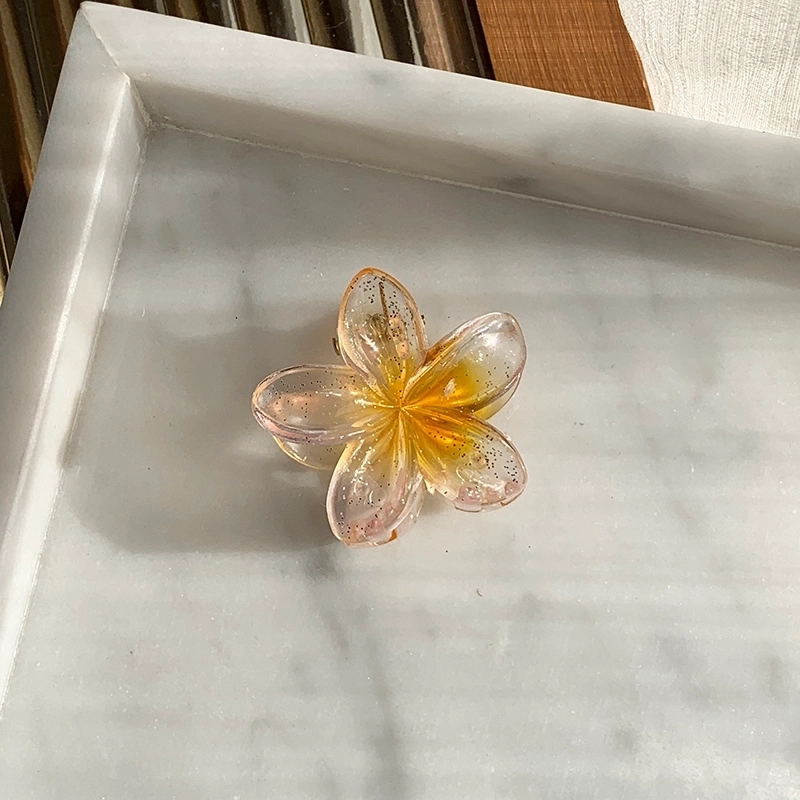 Women’s Sweet Minimalist Flower Plastic Hair Claws
