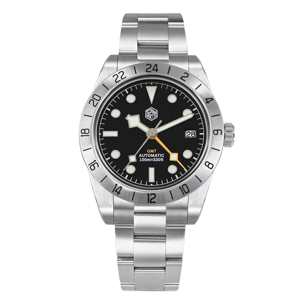 U.S. Warehouse-San Martin Fans Discount Edition BB GMT Watch - SN0054G-E San Martin Watch San Martin Watch