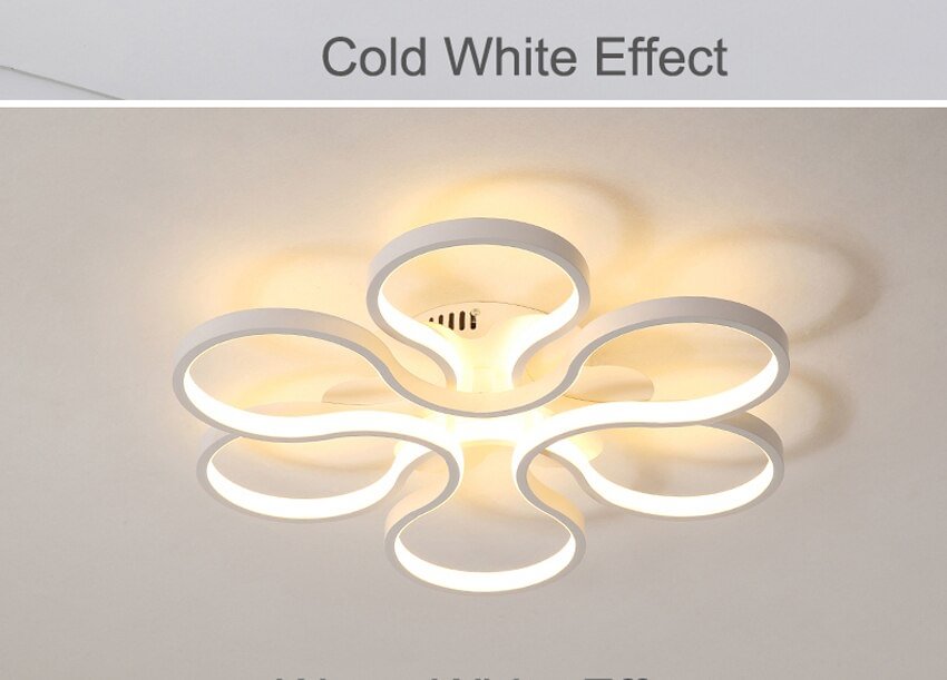 Living Room LED Lamps With Remote Control Modern Led Ceiling Lights High Quality Surface Mount Indoor Lighting Bedroom Fixture