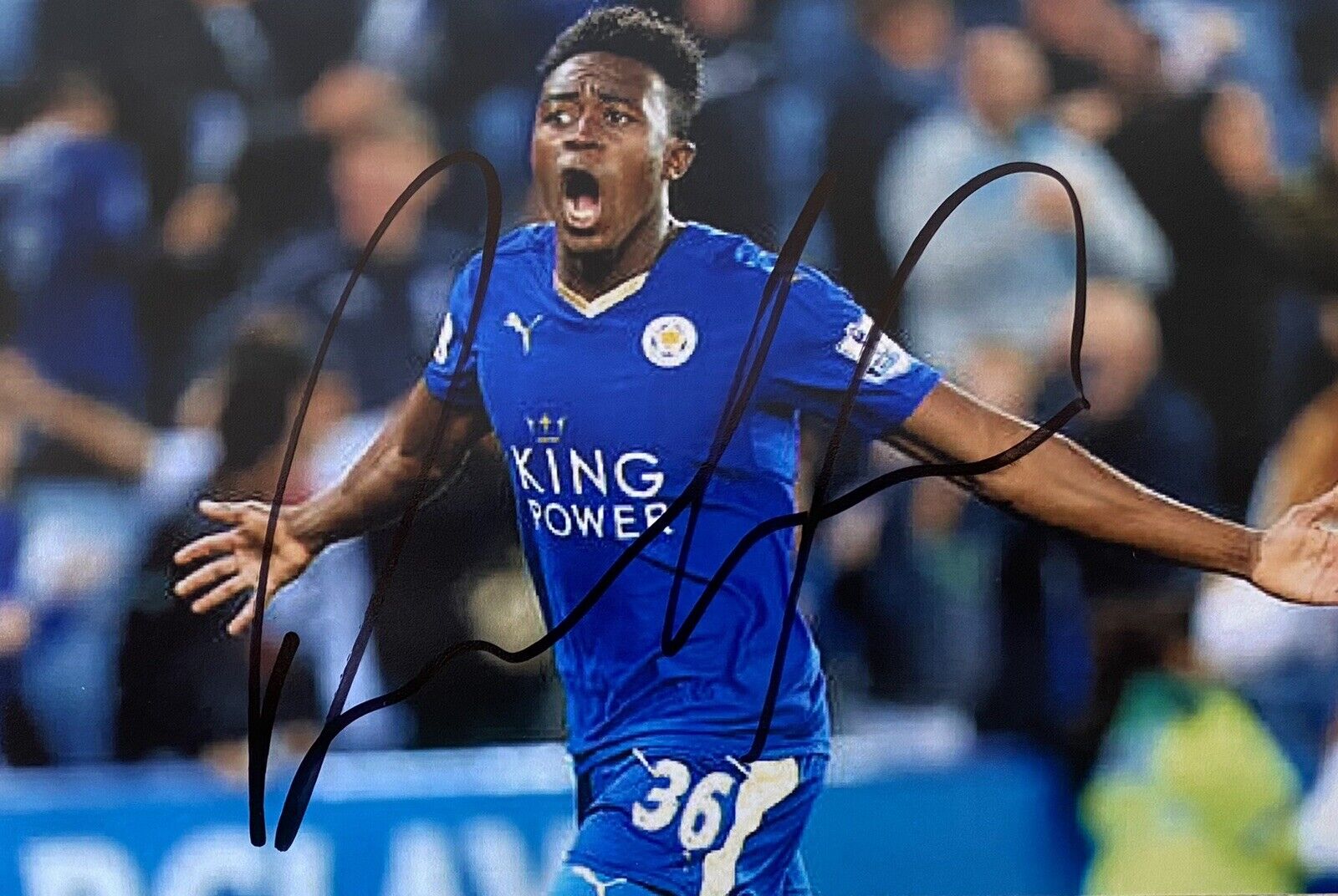 Joe Dodoo Genuine Hand Signed Leicester City 6X4 Photo Poster painting