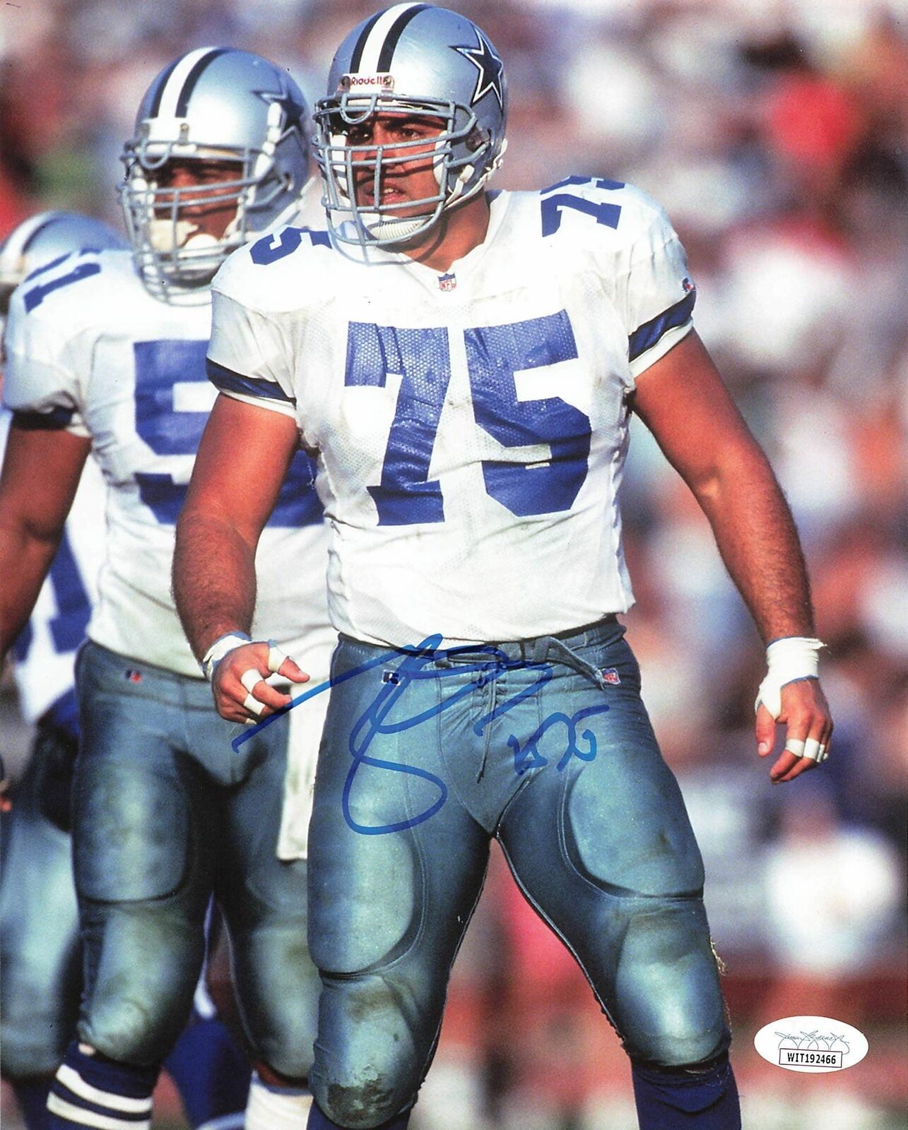 Tony Casillas signed 8x10 Photo Poster painting JSA COA Dallas Cowboys Autographed Picture