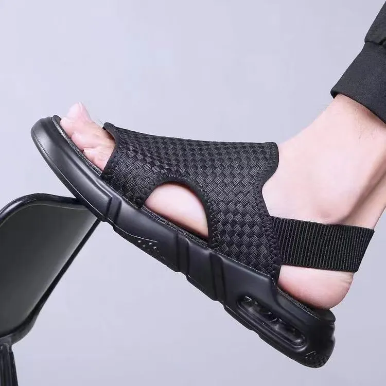 Breakj Breakj Men's 2025 Summer Leisure Sports Beach Outside Wearing Summer Breathable Outdoor Personality Cold Slippers Tide Anti-Slip