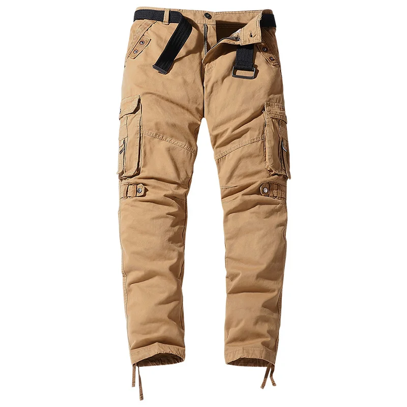 Men's Outdoor Multi-pocket Cotton Cargo Pants