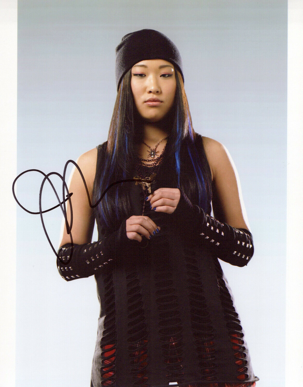 Jenna Ushkowitz Glee autographed Photo Poster painting signed 8X10 #9