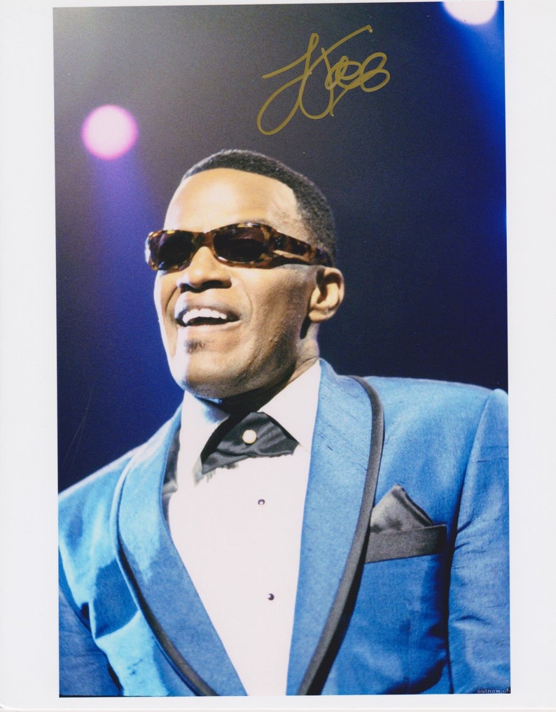 Jamie Foxx Signed Autographed Ray Charles