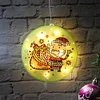 Christmas LED Hanging Lights DIY Double Sided Diamond Painting Handmade Kit