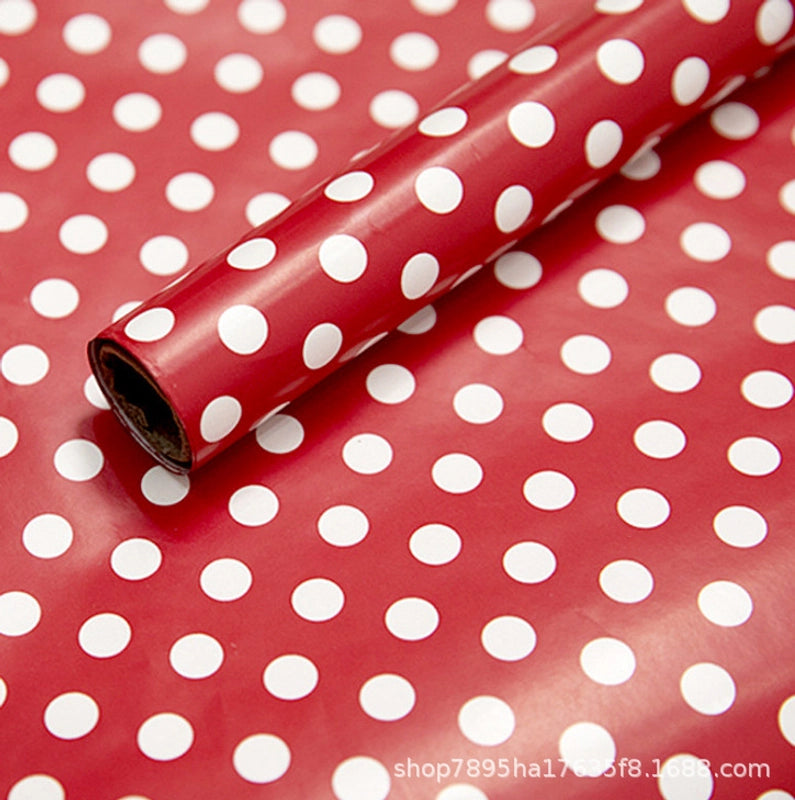 Christmas Fashion Plaid Snowflake Coated Paper Party Gift Wrapping Supplies