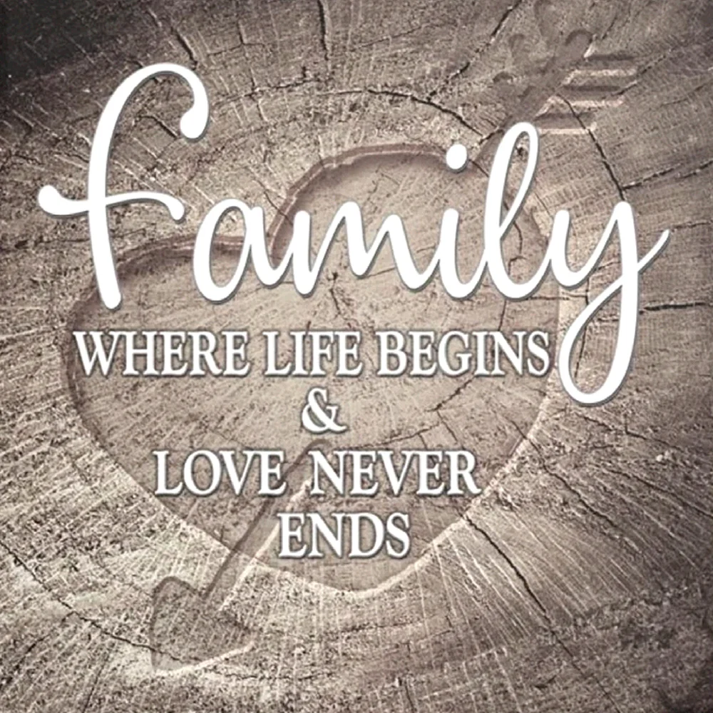 Diamond Painting - Full Round/Square Drill - Family Love(30*30 - 50*50cm)