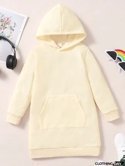 Kangaroo Pocket Long Hoodie