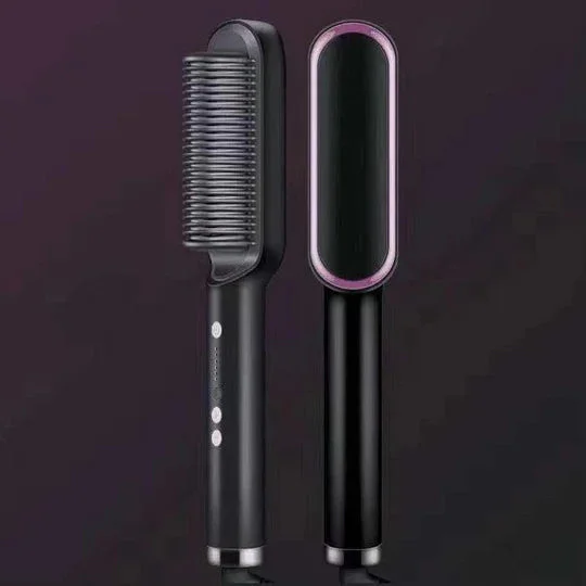 PROFESSIONAL ELECTRIC HAIR STRAIGHTENER AND CURLER