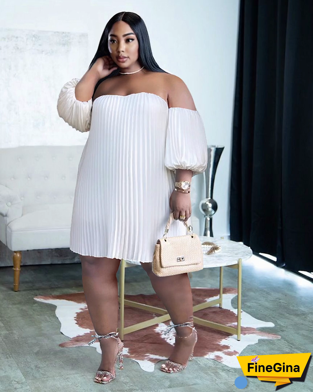 Normcore Pleated Dress