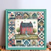 【Limited Stock Sale】Colorful House-11CT Stamped Cross Stitch 50*50cm