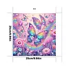 Framed Diamond Painting - Special Shaped - Colorful Butterfly (25x25cm)