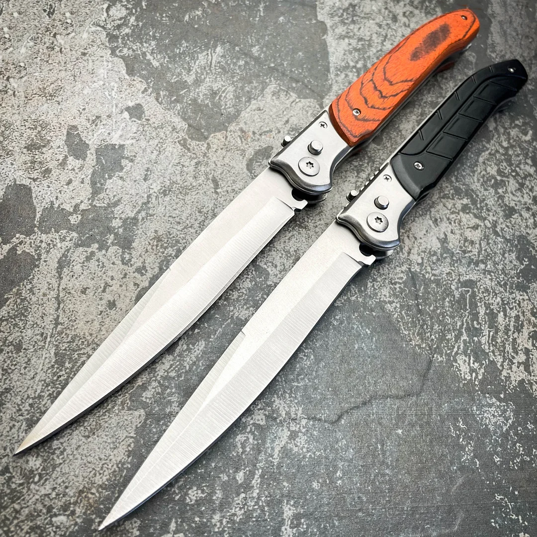 12" Large Automatic Switch Pocket Knife