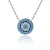 925 Sterling Silver Blue Rhythm Necklace Pendant Necklaces
