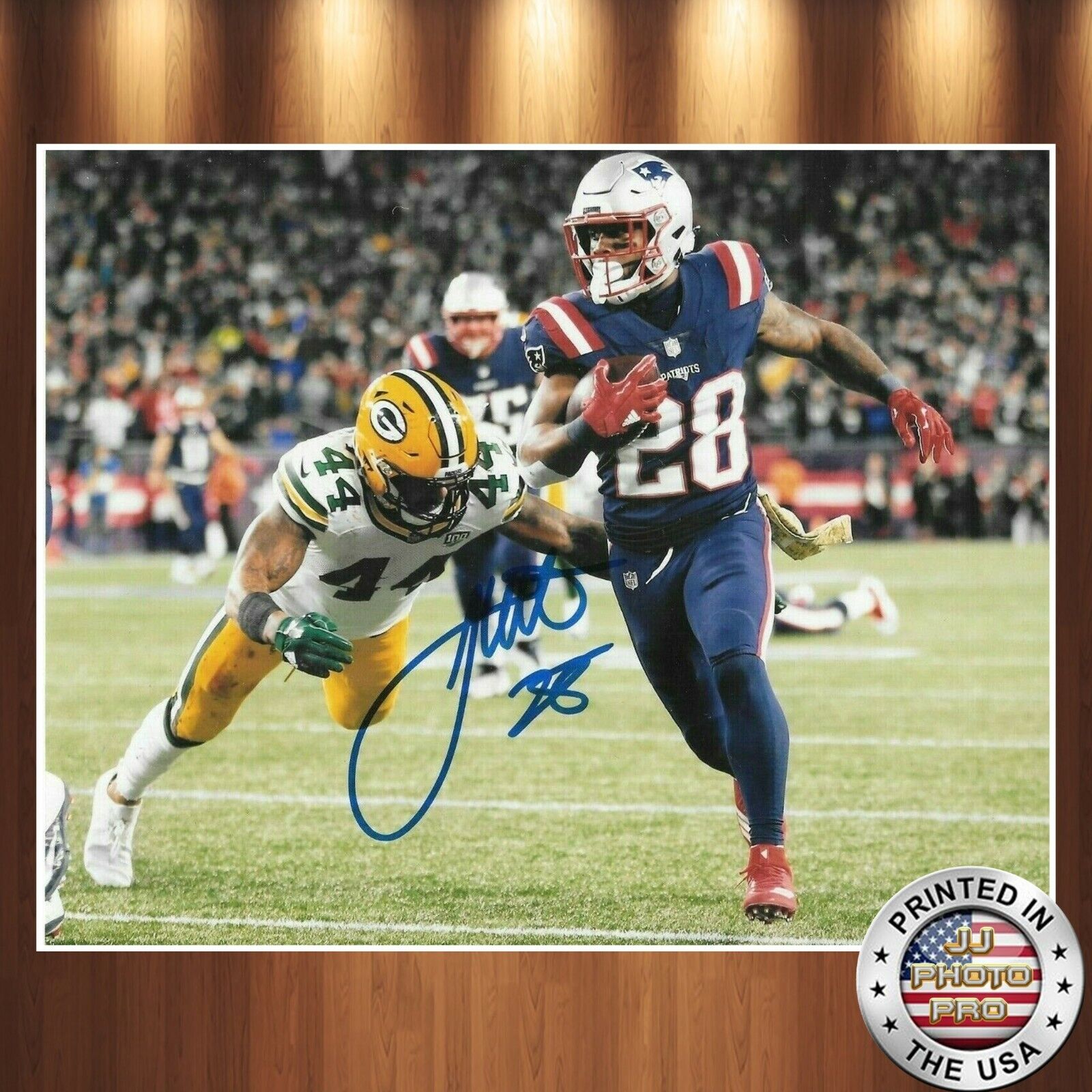 James White Autographed Signed 8x10 Photo Poster painting (Patriots) REPRINT