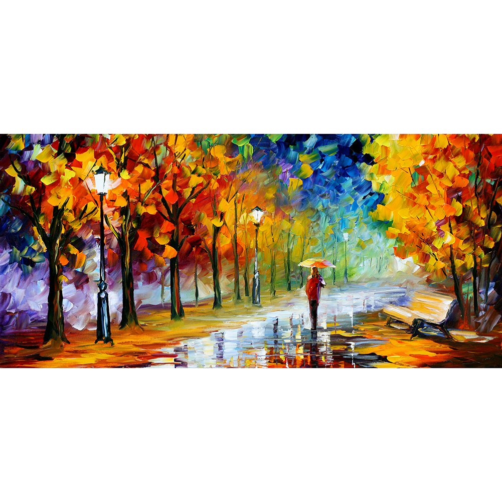 

Night Woods - Round Drill Diamond Painting - 80*40CM (Big Size), 501 Original