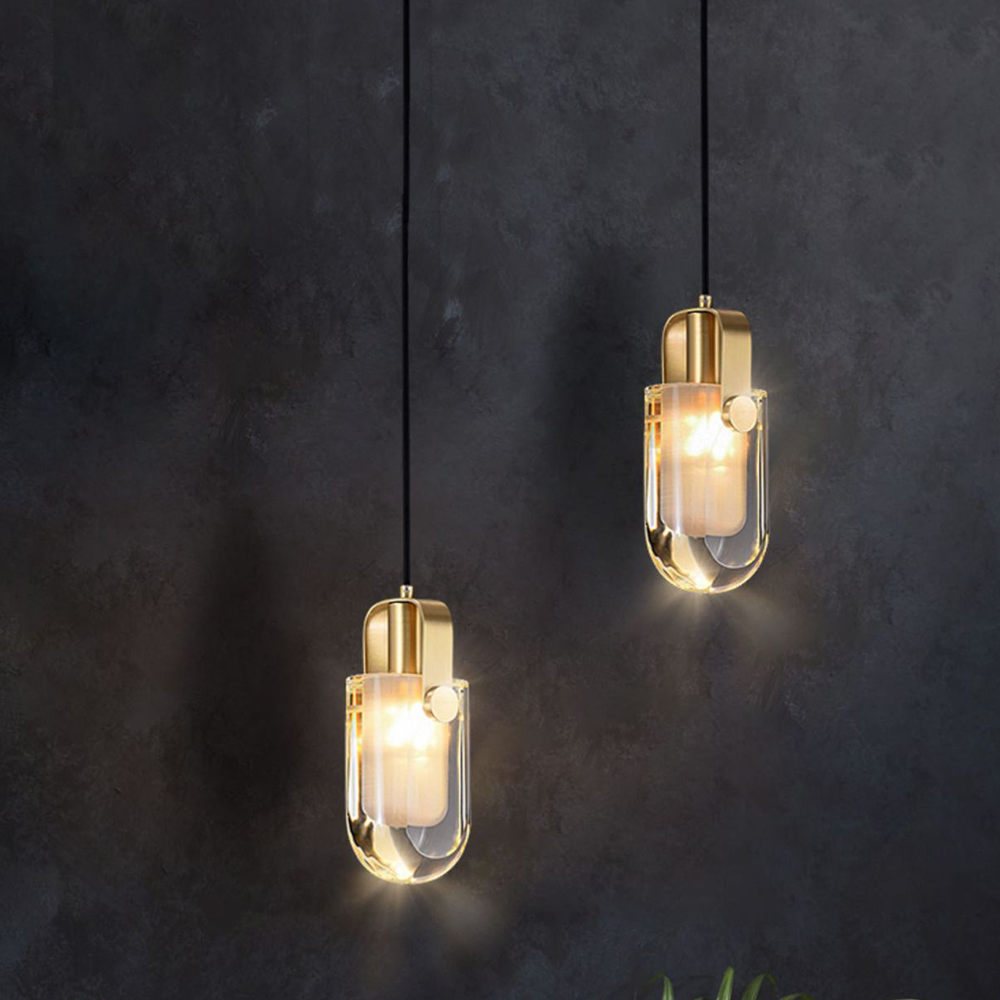 Classic Linear Crystal Pendant Light