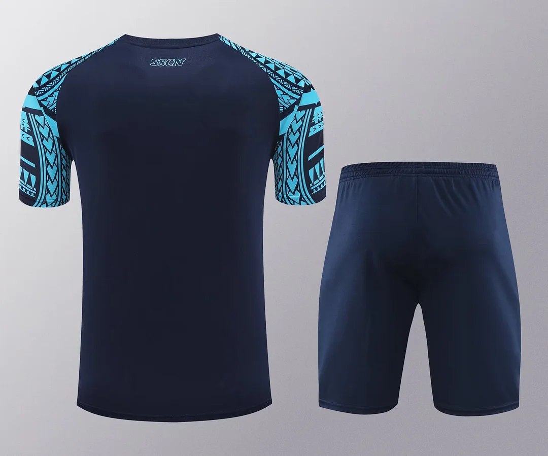 2024/2025 Napoli pre-match training Black Shirt+Shorts 1:1 Thai Quality