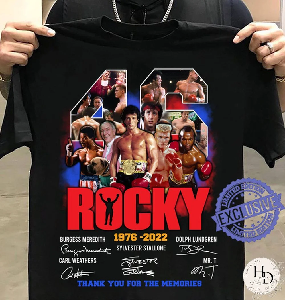 46 Rocky 1976 Thank You for The Memories Shirt