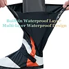 Foldable Waterproof Reusable Shoe Cover With Zipper, Rainproof Gear, Non-Slip, Wear-Resistant