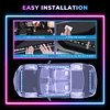 Car Chassis Decoration Colorful Voice-Controlled Atmosphere Light High-Brightness Modified Car Bottom Light Waterproof Flashing Led Streamer Light