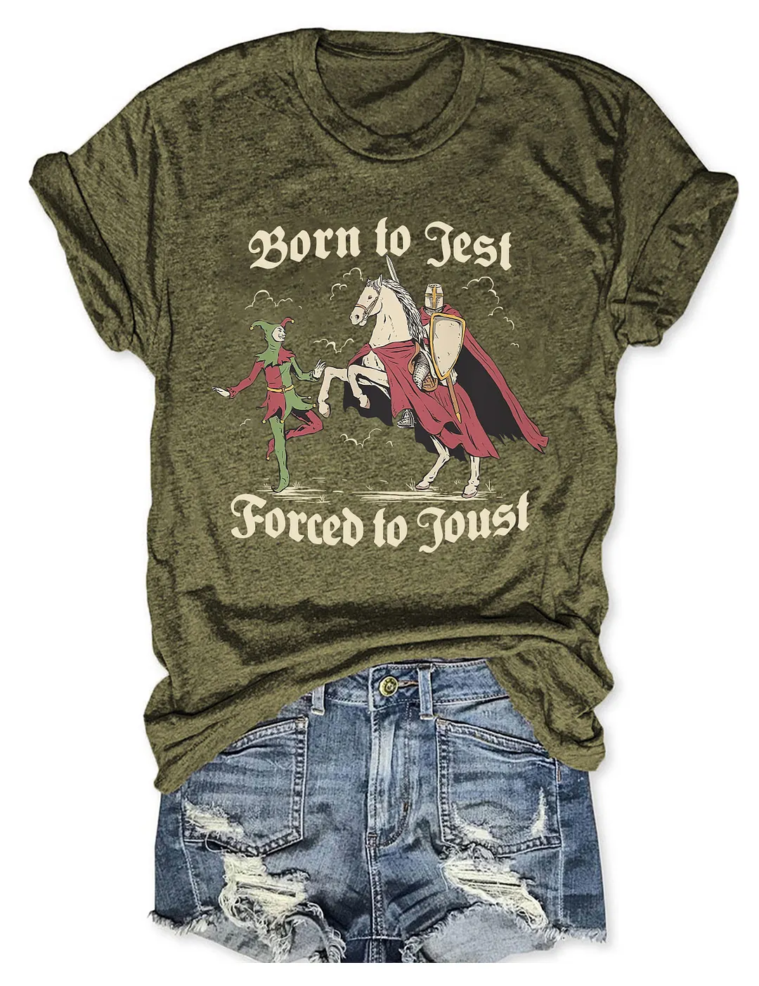 Born To Jest Forced To Joust T-shirt